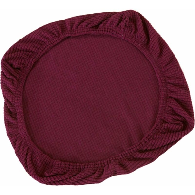 LITZEE Stretch Slipcover Sedia da ufficio Coprisedile Sedia da ufficio girevole Sedia girevole, viola scuro