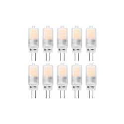 10 lampadine LED G4 3 W, 180 lm, AC/DC 12 V, ricambio per lampadine alogene da 15-20 W, luce bianca calda 3000 K, non dimmerabile, lampadina a LED características