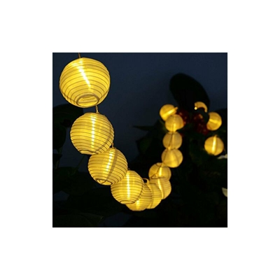 Lanterna luci della stringa / alimentato a batteria 20 LED tessuto natalizia / per interni, per esterni, giardino, Staccionata, Natale, Decorazione