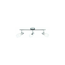 Philips Hemlock Lampada con 3 Faretti Orientabili, senza Lampadina, Cromato en oferta