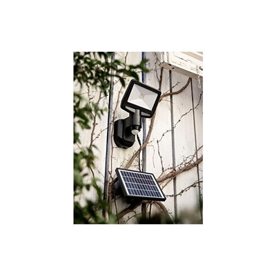 Xanlite PRS900D - Proiettore solare a LED, 850 lumen (luce potente), con sensore di movimento e pannello disceso