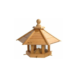 'Luxus Vogelhaus 46131e - Casetta per uccelli ''Anflug'', misura XXL, in legno di quercia, per giardino, balcone, legno di quercia oliato con silo / características