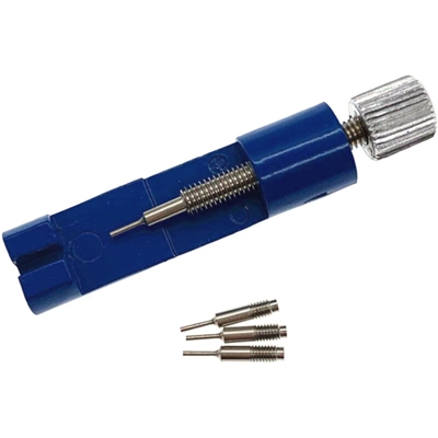 strumento Tabella riparazione, cinghia spaccata, tavolo di trasferimento metallo, uno strumento di rimozione braccialetto, piccolo rotondo blu