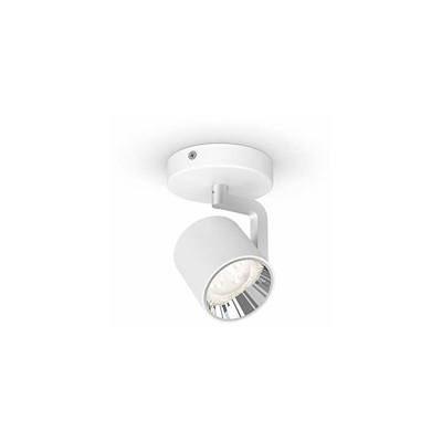 Philips Faretto Byrl Singolo, 1 Punto Luce, LED SceneSwitch, Metallo Bianco