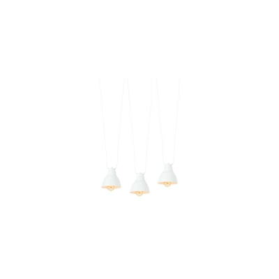 CustomFORM LPAX001COBHANGM3-01 - Lampada a sospensione COBEN HANGMAN 3, in metallo, colore: Bianco