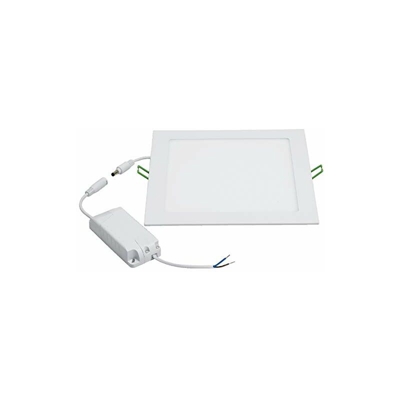 Legrand, faretto LED da incasso quadrato in alluminio con alimentatore di rete, 18 W, Bianco, 1