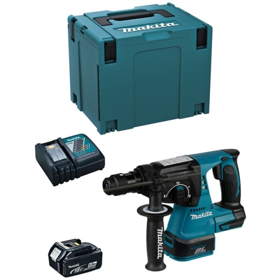 Tassellatore MAKITA DHR243RTJ1 (1 x 5,0 Ah + DC18RC + MAKPAC 4)