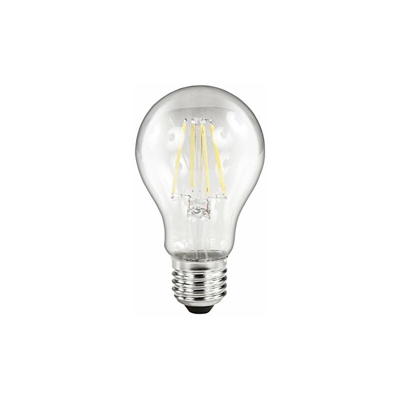 Lampadina a LED FILED, E27, 4 W, 440 lm, luce bianca calda, dimmerabile, colore: Trasparente - Mcshine
