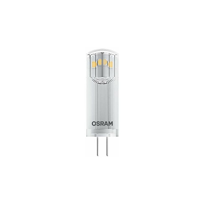 LED PIN 12 V Confezione da 20 x LED PIN 12 V, Lampada LED: G4, 0.90 W = Equivalente a 10 W, Bianco Caldo, 2700 K, Chiaro, Taglia Unica - Osram