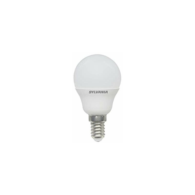 0026954 Toledo Sfera Satinata E14, 5.5 W, Bianco, 10.2 x 4.9 x 4.9 cm - Sylvania