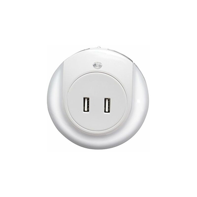 ma 3600Â luce guida luce notturna led con sensore crepuscolare e 2Â porte USB - Melianda