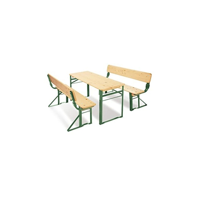 Pinolino 201395 - Set di Tavolo e panchine da Esterno per Bambini