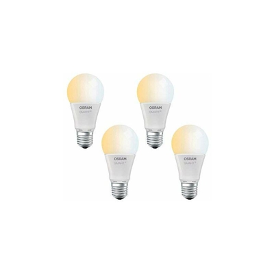 Smart+ Lampadina LED Zigbee, Goccia, E27, Luce Bianca Regolabile, 4 Pezzi - Osram