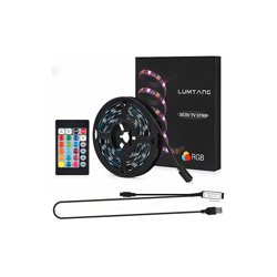 Illuminazione LED per TV LED, 3 m, striscia LED SMD 5050, 5 V, USB, con 24 tasti, telecomando IR per HDTV, PC, monitor, home theatre características