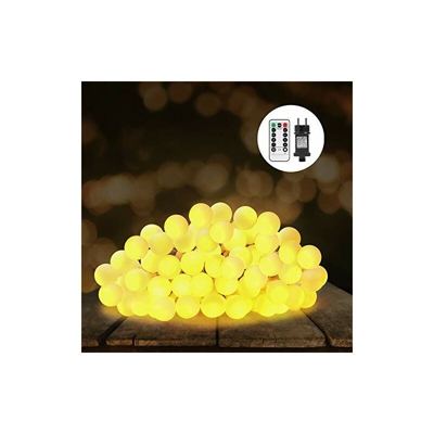 Tenda di luce, 10 m, 100 LED, luci da fata della camera da letto, catena di luci, luci di Festone di Natale, per interni ed esterni, giardino,