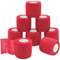 8 rotoli Benda coesiva autoadesiva Benda adesiva Benda di fissaggio Benda Benda elastica Benda in gesso per dita, mani, dita dei piedi e piedi 5 cm X en oferta