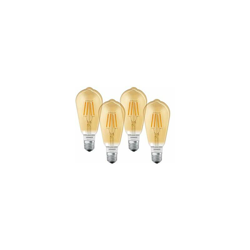 Lampada LED Smart+, tecnologia Bluetooth, filament Edison Gold, E27, dimmerabile, bianco caldo, 2400 K, sostituisce lampadine da 50 W, controllabili en oferta