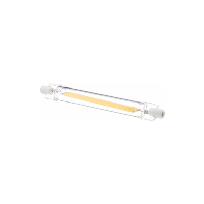 LED R7S 118 mm vetro COB 8 W 3000 K 800 lm 300 °