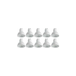 Lampadina LED GU10 Dimmerabile 4,5 Watt, Temperatura Colore 2800K 10 Pezzi, Bianco Caldo - Megaman precio