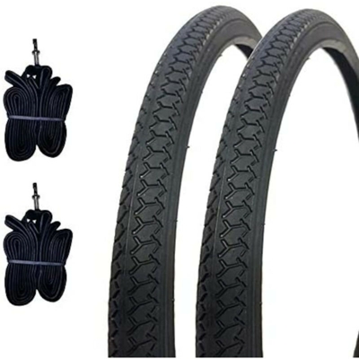 Set da 2 camera d'aria + 2 copertoni 61 cm diametro