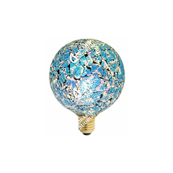 Globe Mosaico Blu G125 Filamento LED, 4W, E27, 10000K, Dim características