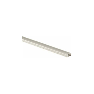 W-AL-LED1407PP002-C0-100 Profilo (1 m) in Alluminio anodizzato per Strisce LED con Copertura Abbinata, Argento, 7 x 14 x 1000 mm, Set di 2 Pezzi
