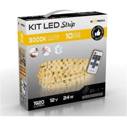 KITSTRLED/3K KIT STRISCE LED 10MT IP54 3K+TELECOM+ALIMENTATORE - Elergy precio