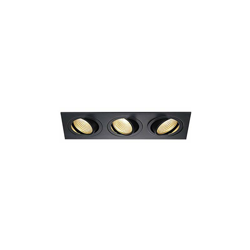 SLV LED soffitto incasso New Tria 3 DL squadra da disegno, COB, 2700 K, 38 LAUREA, con autista, molle di clip, Nero 114200 en oferta