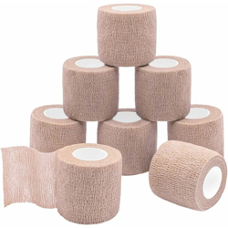 8 rotoli Benda coesiva autoadesiva Benda adesiva Benda di fissaggio Benda Benda elastica Benda in gesso per dita, mani, dita dei piedi e piedi 5 cm X en oferta