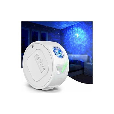 Proiettore Stelle, Lampada Proiettore Soffitto Luce Notturna Bambini con Controllo Touch e Controllo Suono Angolo Regolabile, Stella/Luna/Oceano 3 in
