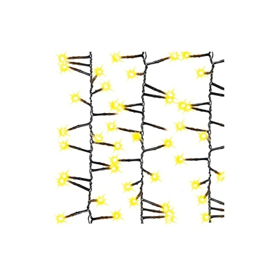 Galaxielichterkette Catena Luminosa, Bianco Caldo, Lichterkette 400 LED - 6,7 m Länge - Amare