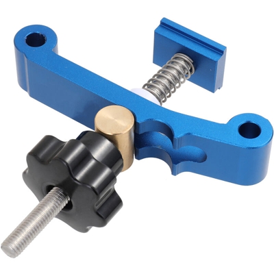 Falegnameria modelli perfezionati platina vite T T cursore maniglia scivolo falegnameria slot dedicato T, il blu piastra