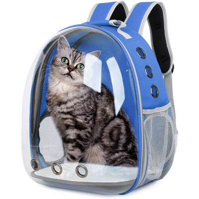 Zaino per animali domestici Zaino portatile per animali domestici Zaino da viaggio per animali domestici Capsula spaziale traspirante trasparente,