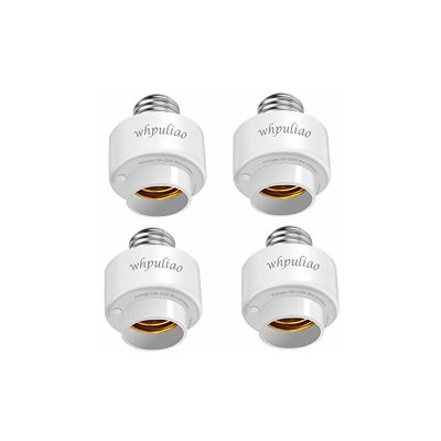 Smart Socket E27 WiFi Adattatore Lampadina, Intelligent Portalampada Controllo Vocale Pianificazioni Timer Smart Telecomando Lampadine Socket,