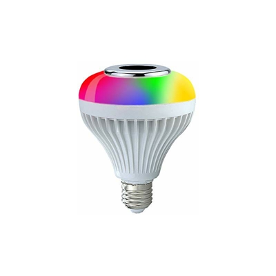 Lampada LED da 12 W con altoparlante integrato E27 Bluetooth musica RGB+W lampade dimmerabili
