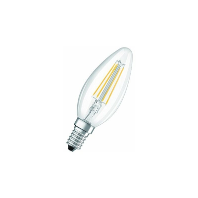 OSRAM Candela Lampadine LED, 4 W Equivalenti 40 W, Attacco E14, Luce Calda 2700K, Confezione da 6 Pezzi