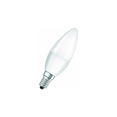 Candela Lampadine LED, 3 W Equivalenti 25 W, Attacco E14, Luce Calda 2700K, Confezione da 10 Pezzi - Osram