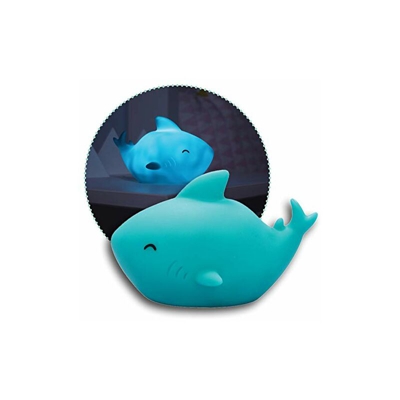 Reer Lumilu Sea Life Shark 52303 - Luce notturna a forma di squalo, regalo di compleanno, per ragazzi e ragazze, colore: Blu