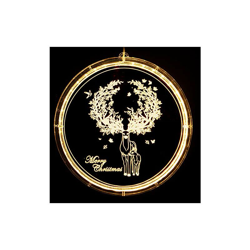 Lampada da scrivania con illusione 3D, luce notturna a LED, per bambini, Natale, compleanno, regalo, decorazione per la casa (alci) en oferta