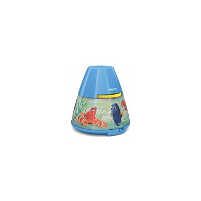 Philips e Disney Finding Dory Lampada da Tavolo Proiettore LED, Blu Scuro