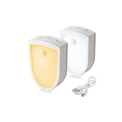 Luce notturna a LED con sensore di movimento interno bianco caldo/bianco, colore regolabile e 3 modalitÃ (auto/on/off), per camera dei bambini, características