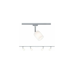 Paulmann 96898 URail Sistema di Illum Set Blossom Max. 4x10W Opaco, Cromo Lampada Satinata binari a soffitto G9 precio