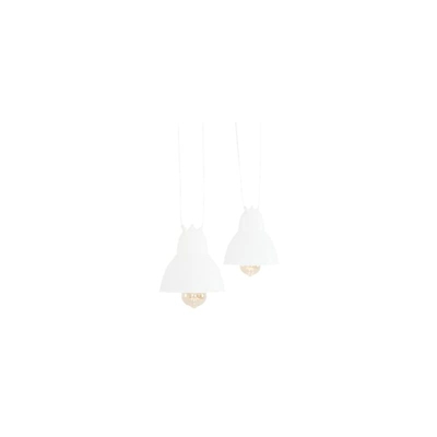CustomFORM LPAX001COBHANGM2-01 - Lampada a sospensione COBEN HANGMAN 2, in metallo, colore: Bianco