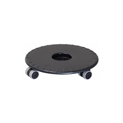 Carrello per Piante Flat Ã? 30 x 6 cm I Carrello per Fiori per Interni I Portavaso Sottile in plastica ABS, Nero, Idrorepellente I Portata 80 kg características