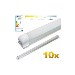 10x SMD LED Tubo 90cm integrato Bianco freddo - Tubo fluorescente T8 G13 - Cover opalino 14 W, 1400 Lumen- pronto per l'installazione - Ledvero características