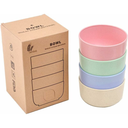 Ciotole per cereali infrangibili per bambini Ciotola per snack in fibra di paglia di grano Ciotola biodegradabile per riso, porridge, zuppe, cereali, características