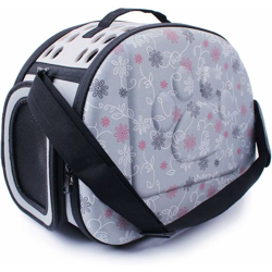 Borsa da trasporto Cane Gatto Coniglio Traspirante Smontabile Lavabile Pieghevole Oxford (Grigio) - Litzee precio