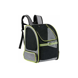 LITZEE Borsa da trasporto Cat Dog Pieghevole a doppia spalla Zaino per animali domestici traspirante Cestini per il trasporto con finestra in rete precio