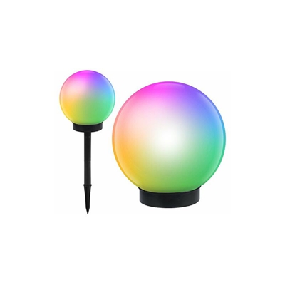 Torce da giardino Lampada Solare Sfera Terra Luce al Suolo del Percorso Impermeabile 9 Colori Cambio Continuo Illuminazione Fino 8 Ore (Colore, 1