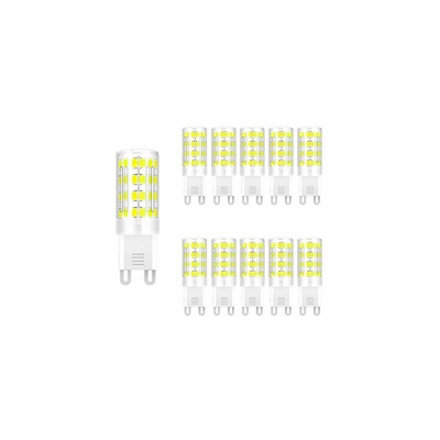 Lampadina a LED G9, 5 W, ricambio da 40 W, luce bianca fredda, 6000 K, G9 LED, in ceramica, 2835 SMD, AC 220-240 V, lampadina a risparmio energetico